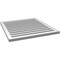 Ekena Millwork Vertical Surface Mount PVC Gable Vent: Functional, w/ 2"W x 1-1/2"P Brickmould Frame, 30"W x 32"H GVPVE30X3202SF - alternate 4
